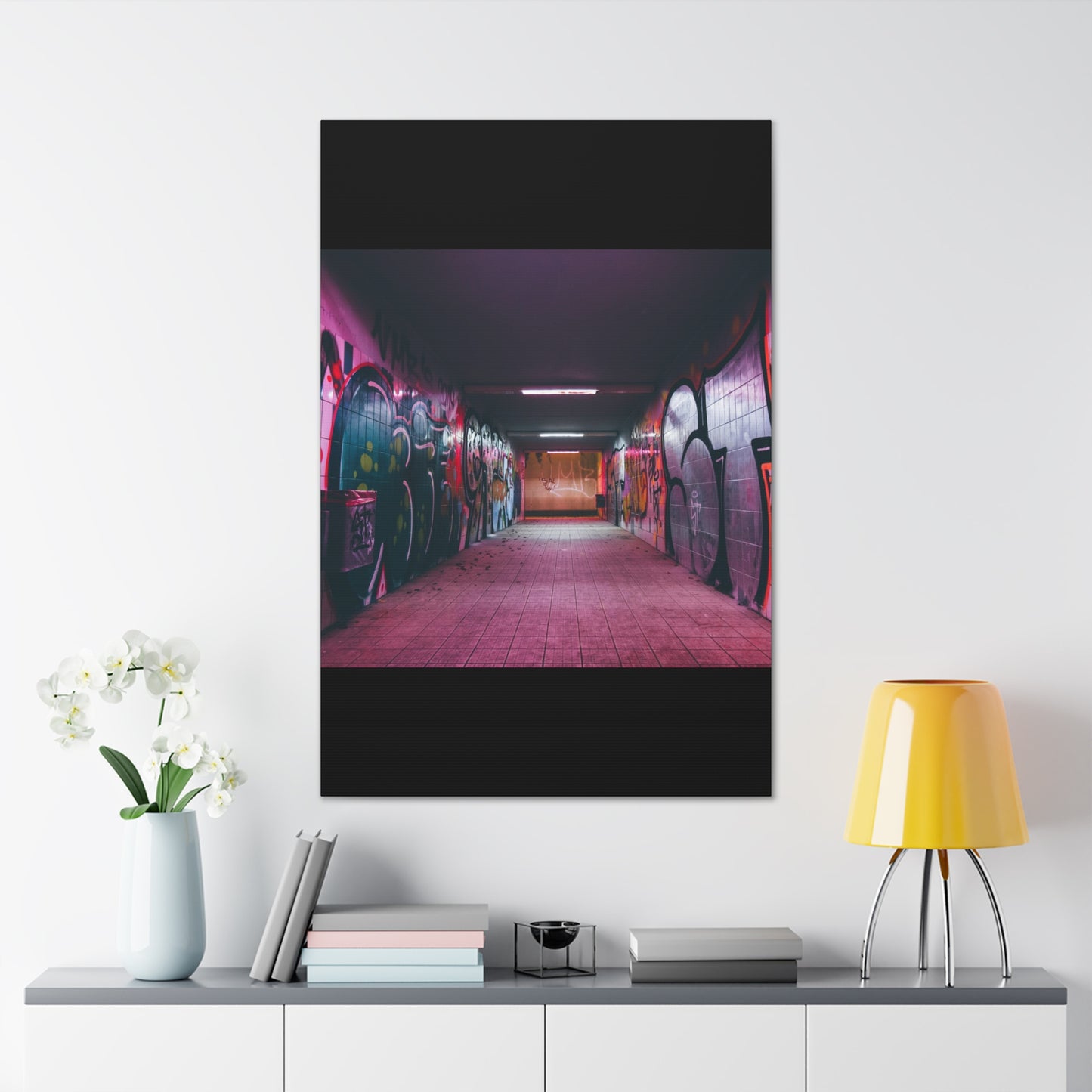 The valley of the shadow of death canvas(print on sides)