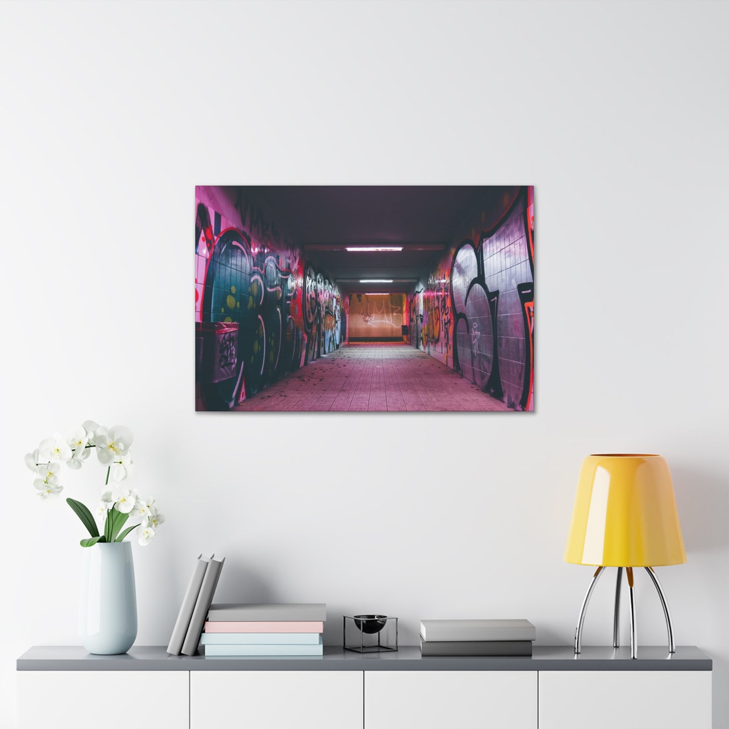 The valley of the shadow of death canvas(print on sides)