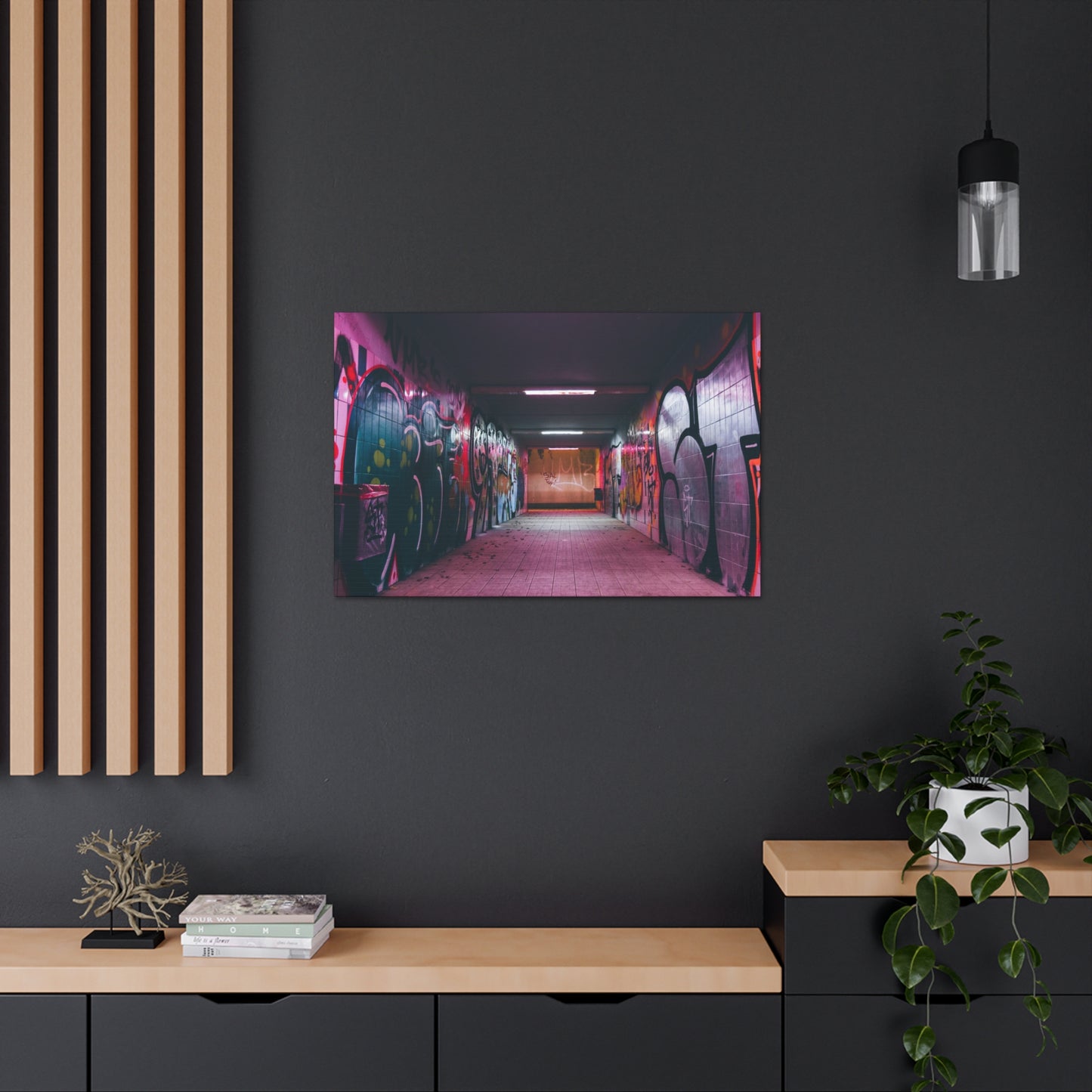 The valley of the shadow of death canvas(print on sides)